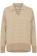 Fransa Carmen Pullover 1 Sølv Brun