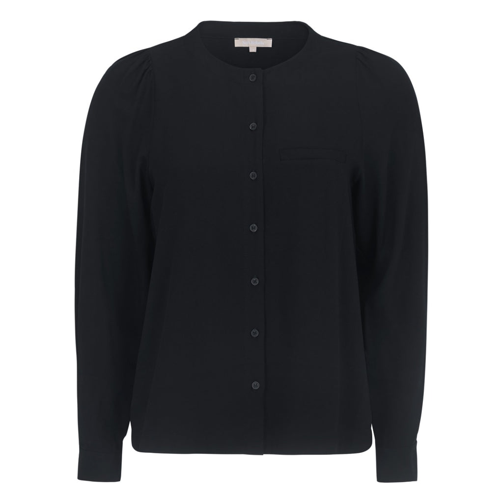 Soft Rebels Karla O Neck Skjorte Sort