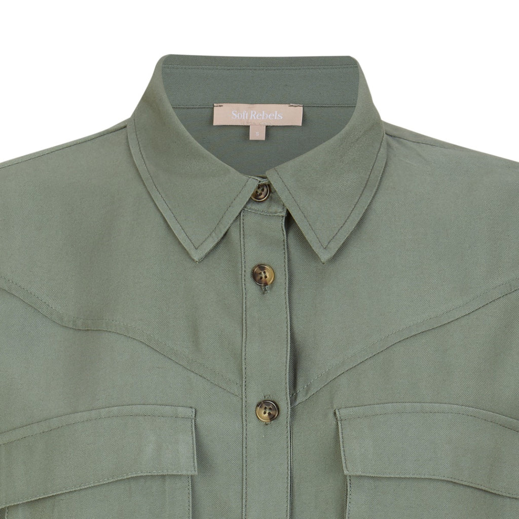Soft Rebels Vanja Overshirt Sea Spray