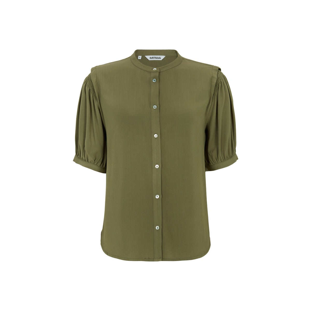 Soft Rebels Pansy Skjorte Martini Olive Grøn