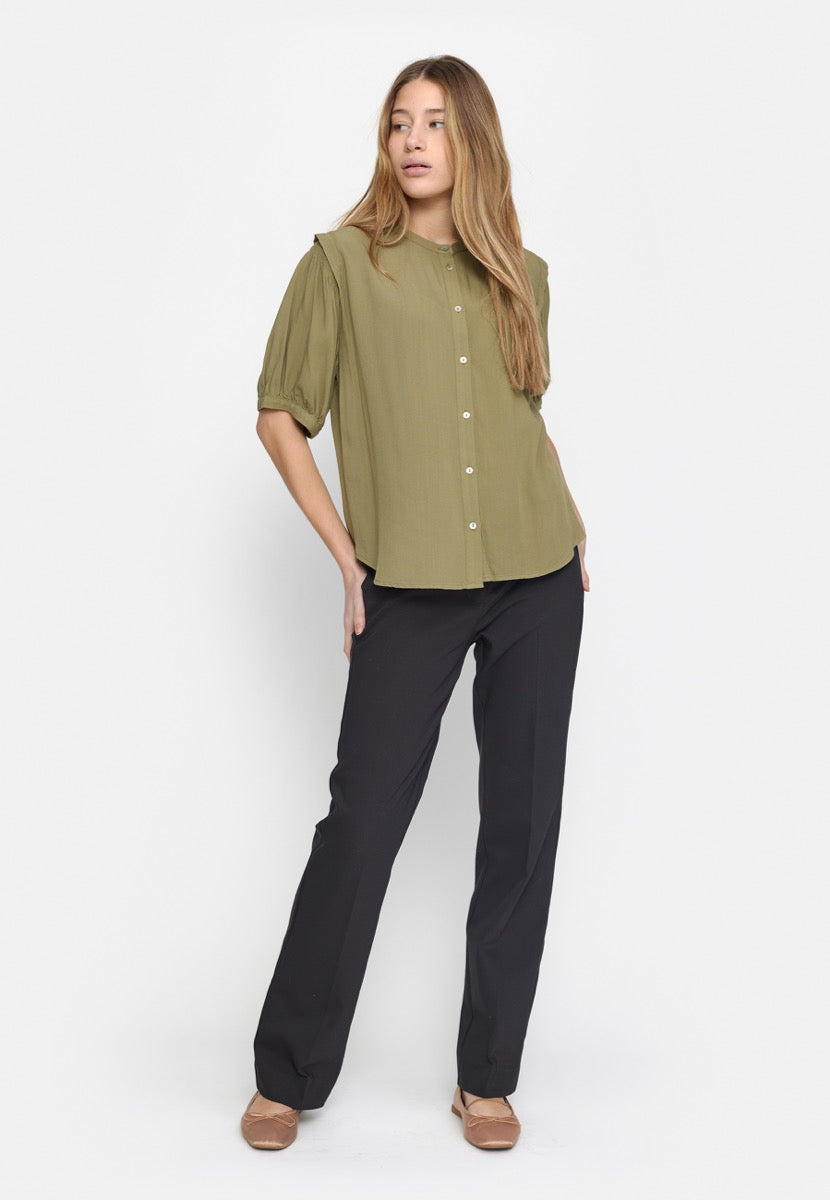 Soft Rebels Pansy Skjorte Martini Olive Grøn