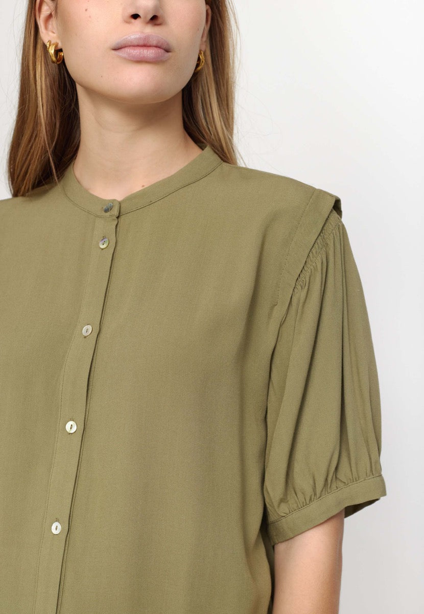 Soft Rebels Pansy Skjorte Martini Olive Grøn