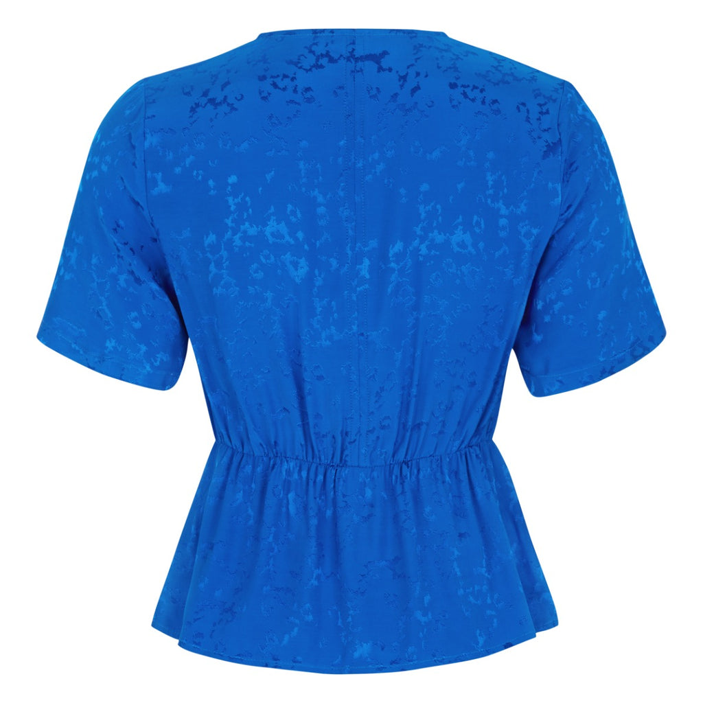 Soft Rebels Sage SS Bluse Victorian Blå