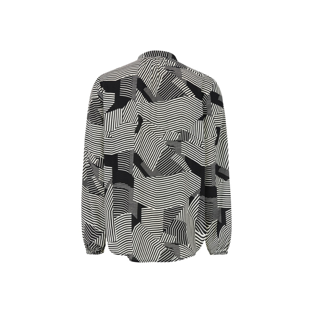 Soft Rebels Anna Skjorte Simpel Geometrisk Sort