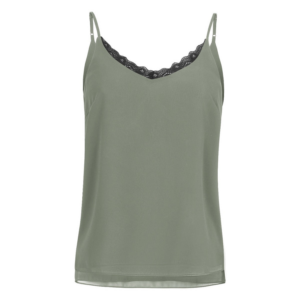 Soft Rebels Frida Lace Top Tea