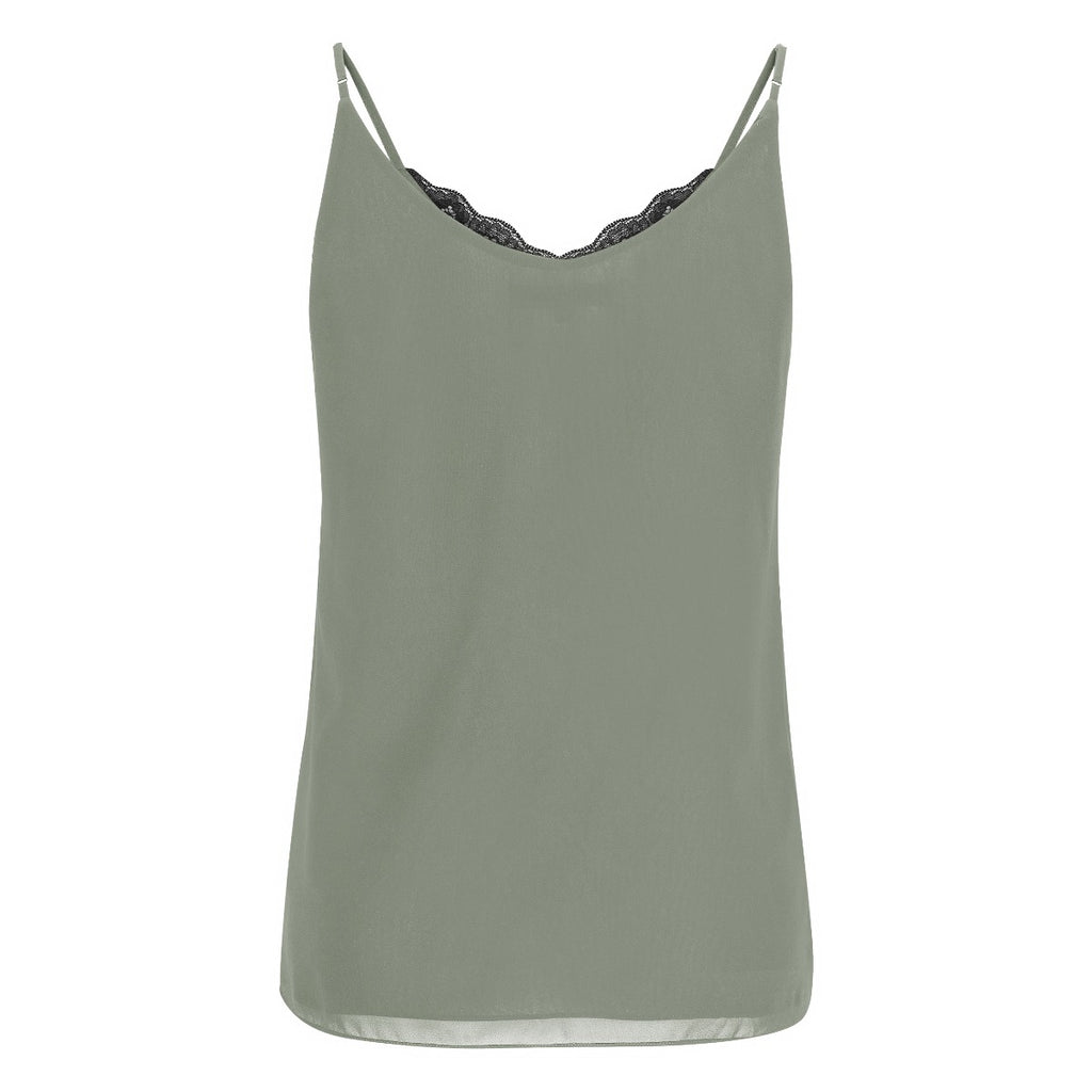 Soft Rebels Frida Lace Top Tea