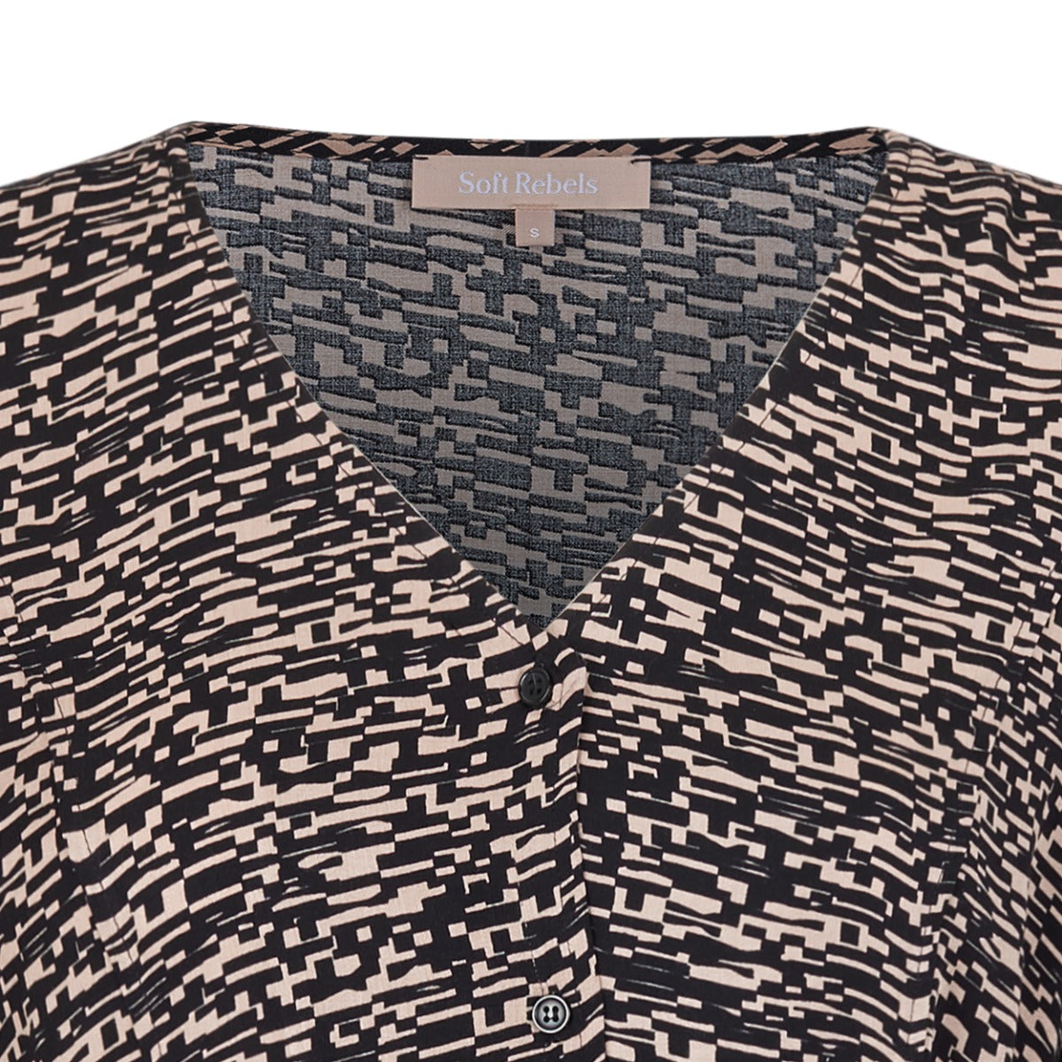Soft Rebels Anita Kjole Print Graphic Brun