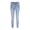 Red Button Sissy Jeans Bleach Embroidery