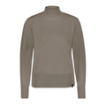 Red Button Turtleneck Khaki Grøn