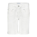 Red Button Relax Shorts Jog Hvid