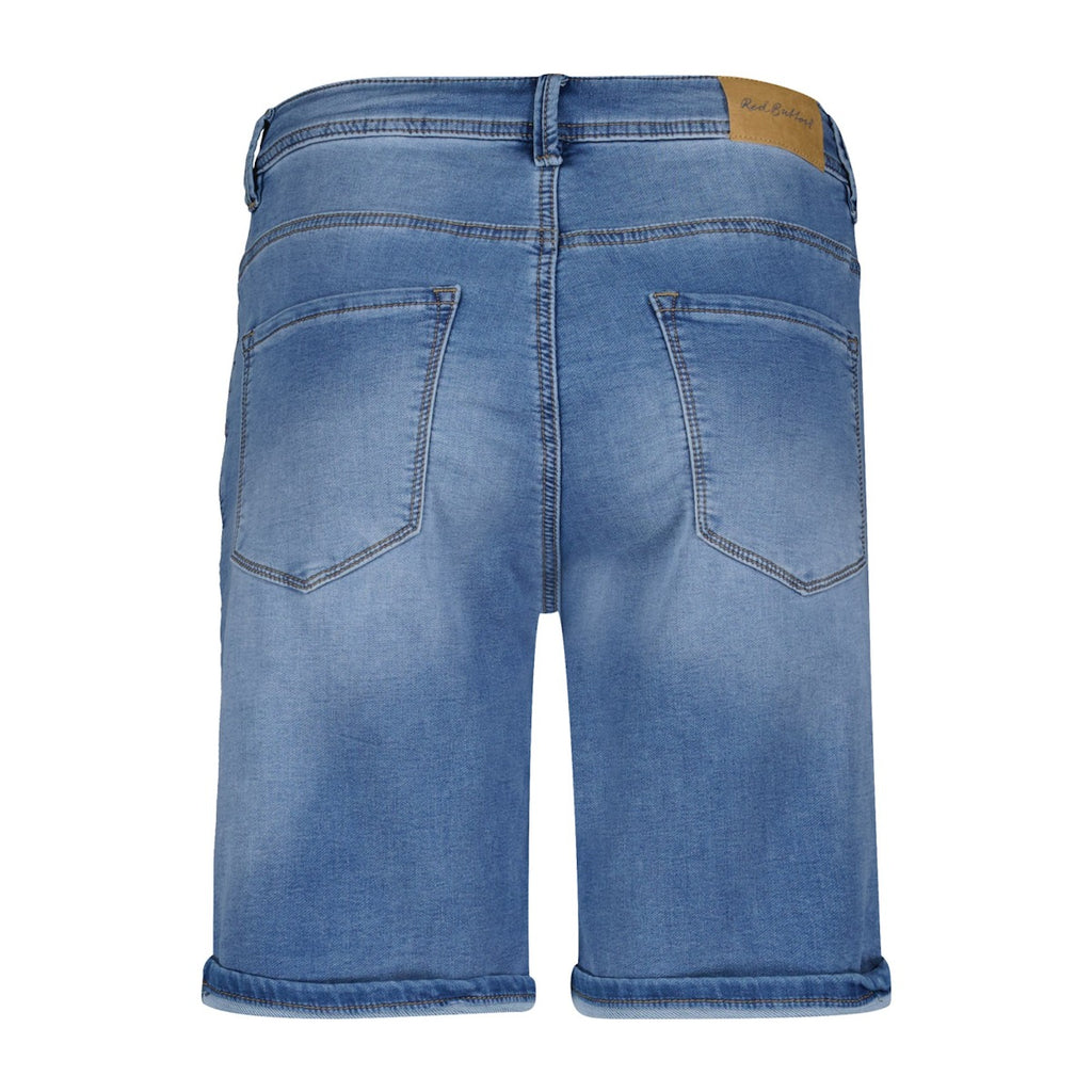 Red Button Relax Shorts Jog Blå Stone Used