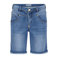Red Button Relax Shorts Jog Blå Stone Used