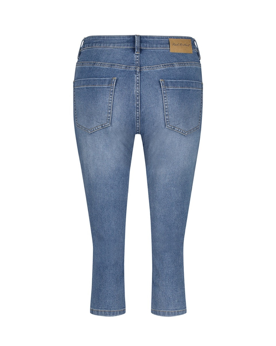 Red Button Size Mid Stone Used Bukser 59 Cm Midstone Denim