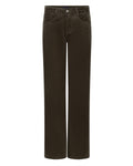 Red Button Claudette Shiny Bukser Cord L32 Khaki Grøn