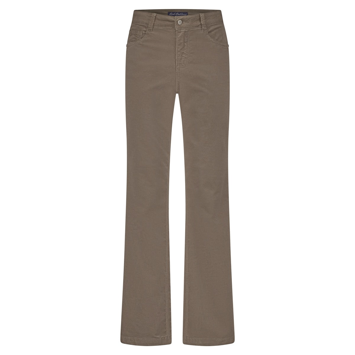 Red Button Claudette Shiny Bukser Cord L32 Warm Taupe Brun