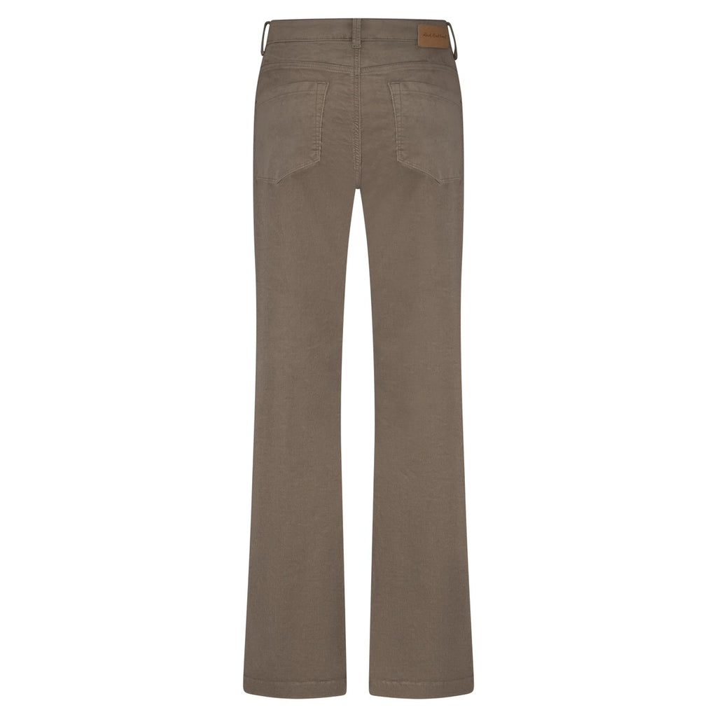 Red Button Claudette Shiny Bukser Cord L32 Warm Taupe Brun