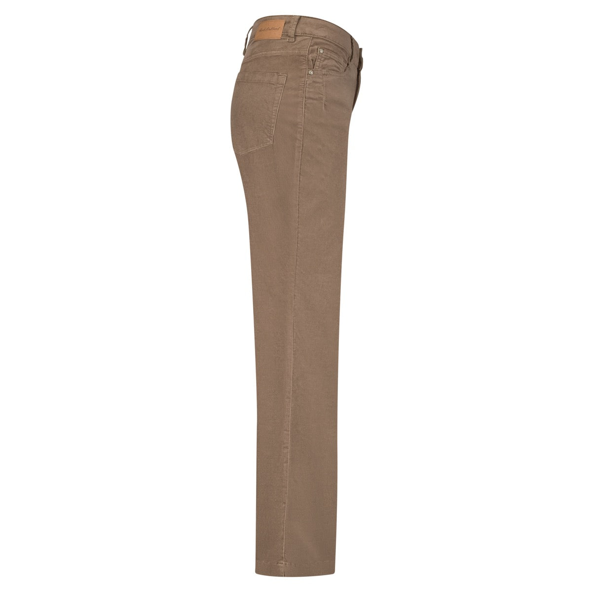 Red Button Claudette Shiny Bukser Cord L32 Warm Taupe Brun