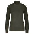 Red Button Turtle Sparkle Rullekrave Strik Khaki Grøn