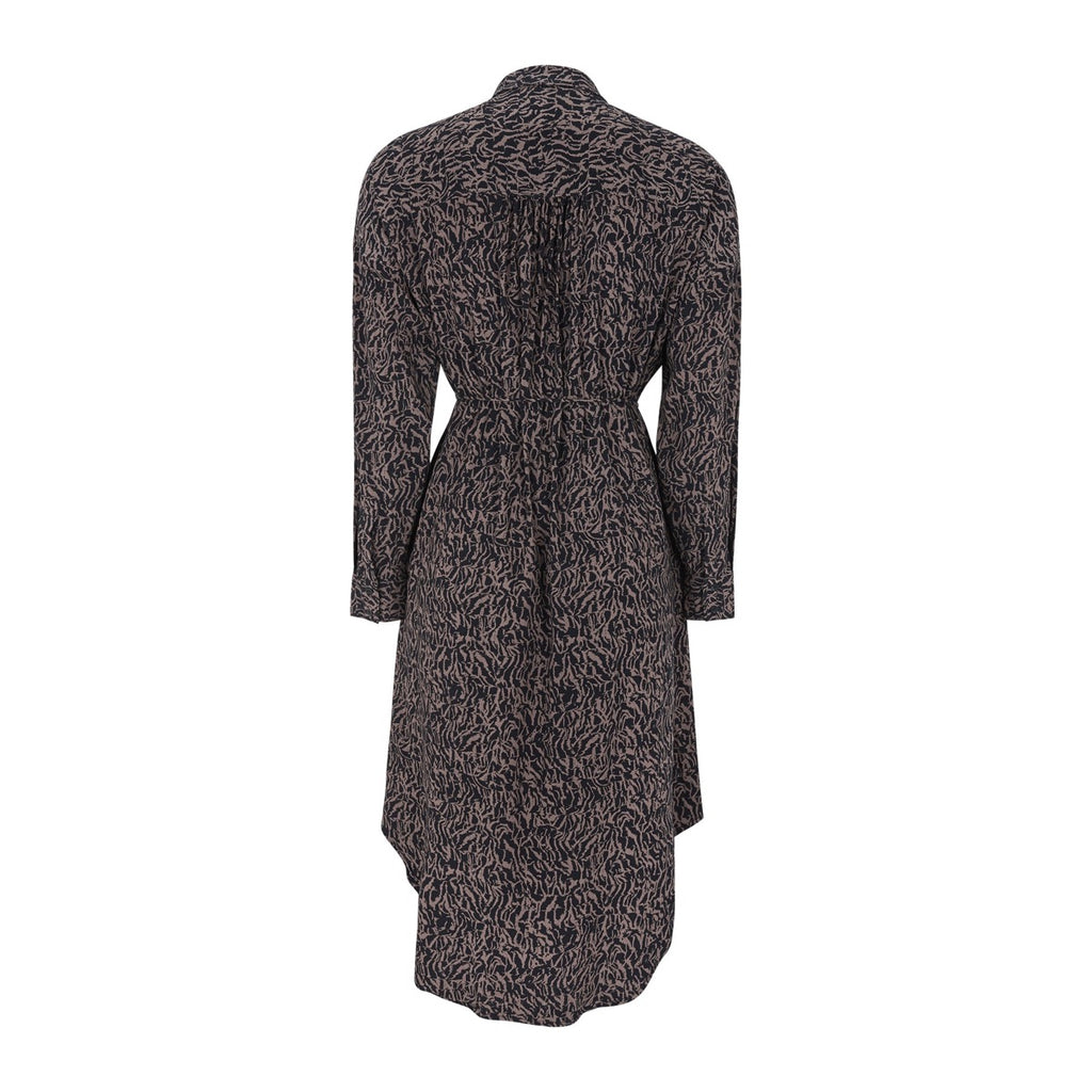 Soft Rebels Freedom Midi Skjorte Kjole Dyre Print Kaffe