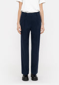 Soft Rebels Vilje Midwaist Løs Buks Total Eclipse Blå