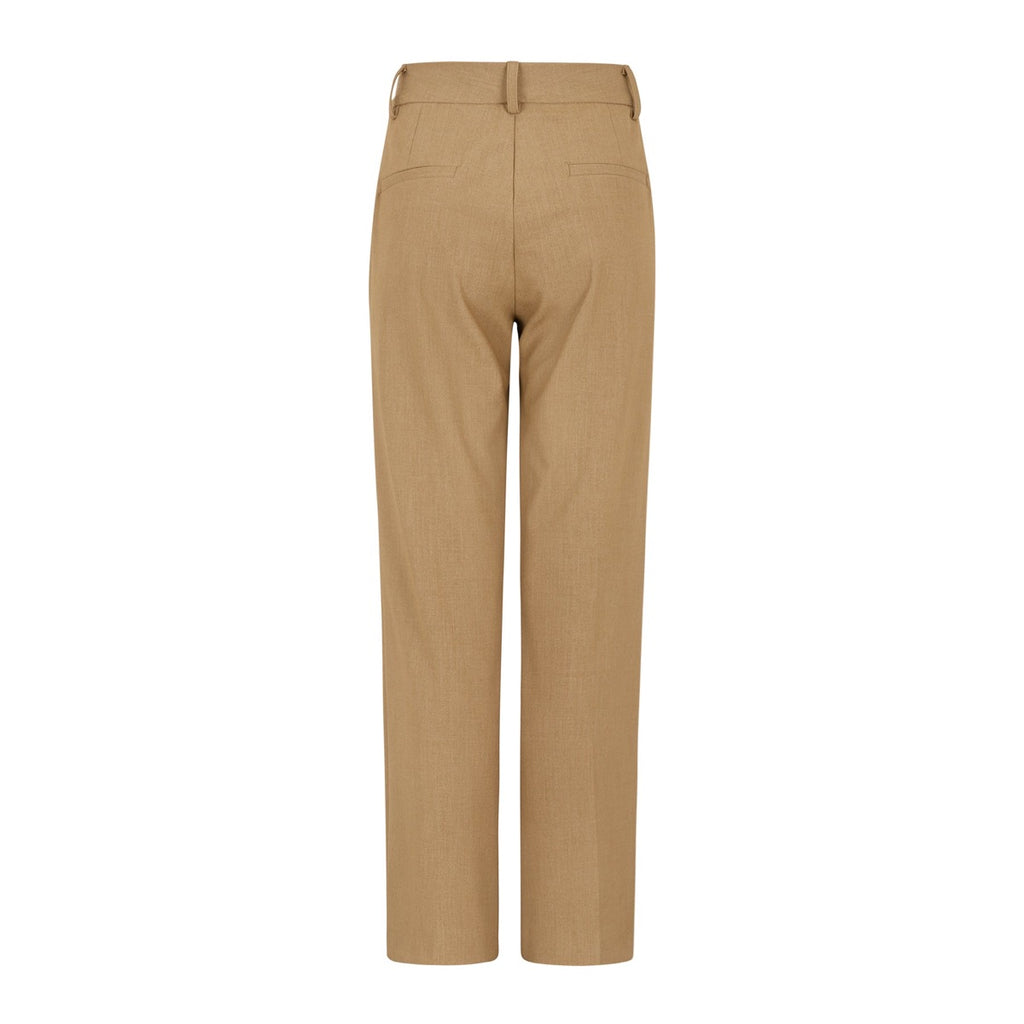 Soft Rebels Vilje Midwaist Løs Buks Tigers Eye Sand
