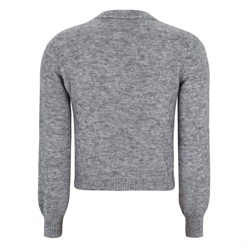 Soft Rebels Allison O Neck Strik Cardigan Medium Grå