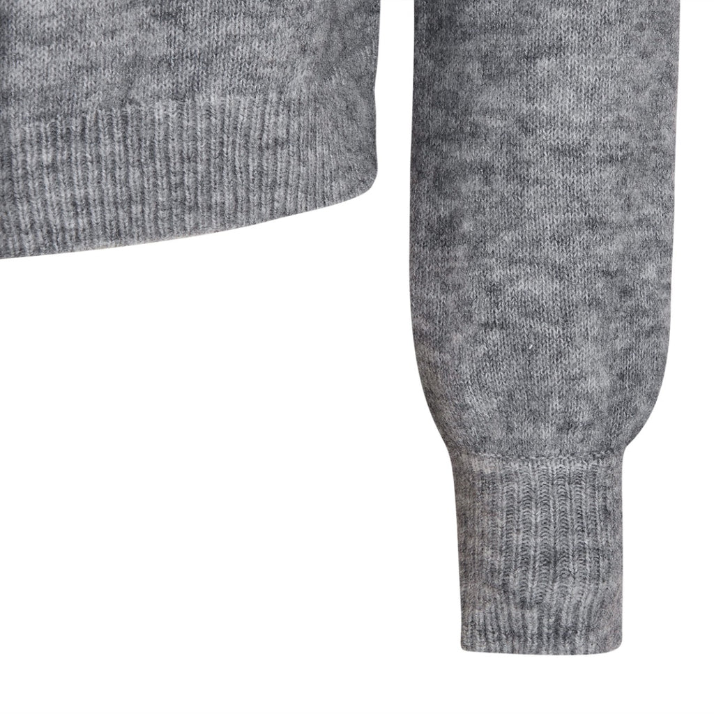 Soft Rebels Allison O Neck Strik Cardigan Medium Grå