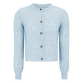 Soft Rebels Allison O Neck Cardigan Cashmere Blue
