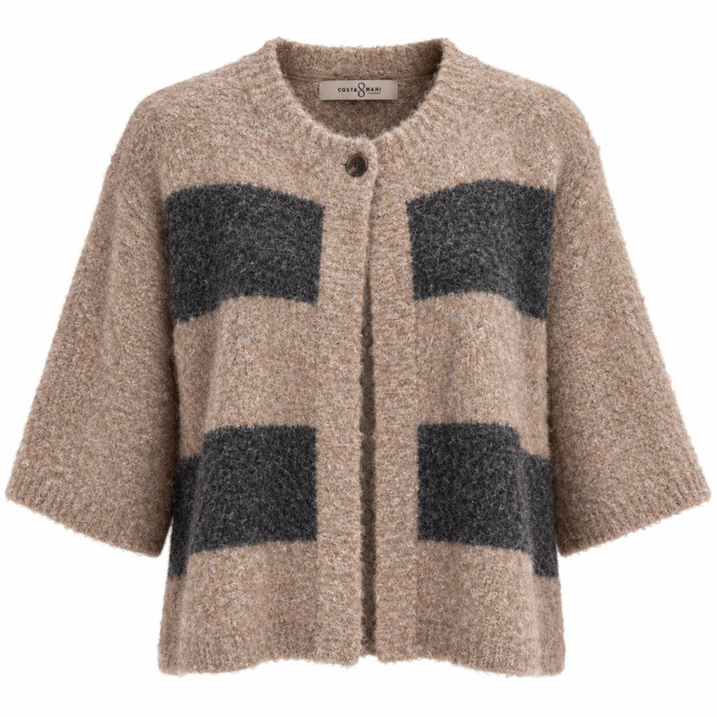 CostaMani Cassie Cardigan Sand Grå