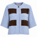 CostaMani Cassie Cardigan Blå Choco Brun