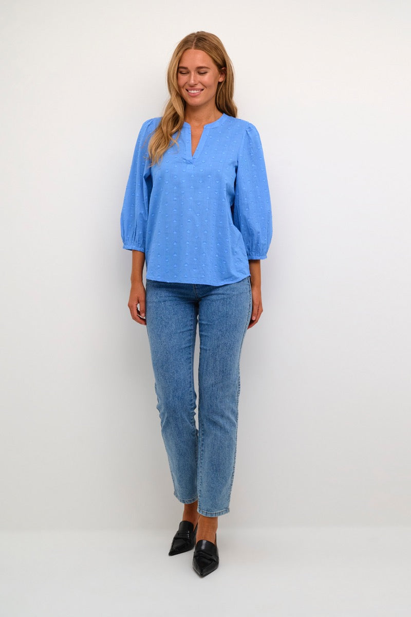 KAFFE Jollia Bluse Ultramarine Blå