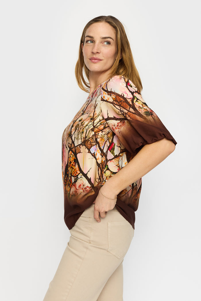 2 Biz Vina Bluse Blade Brun