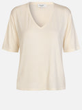 Rosemunde Copenhagen Viscose T-shirt Ivory