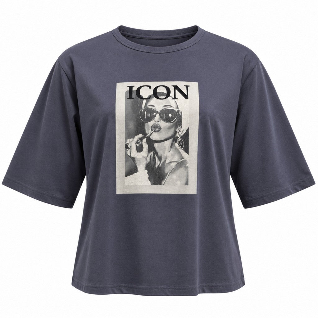 CostaMani Icon Glasses T-shirt Mørk Grå